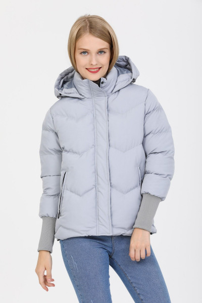 Kapüşonlu Uzun Ribana Detaylı Şişme Mont Ad-k50423lnw Kapüşonlu Uzun Ribana Detaylı Şişme Mont Ad-k50423lnw