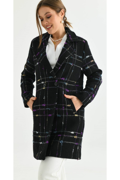 Kelebek Simli Şanel Kaban Ceket Kelebek Simli Şanel Kaban Ceket