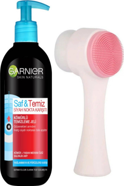 Saf & Temiz Siyah Nokta Karşıtı Kömürlü Temizleme Jeli 200ml + Temizleme Fırçası Saf & Temiz Siyah Nokta Karşıtı Kömürlü Temizleme Jeli 200ml + Temizleme Fırçası