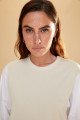 Renk Bloklu Poplin Balon Kollu Relax Fit Tunik Renk Bloklu Poplin Balon Kollu Relax Fit Tunik