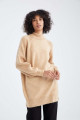 Regular Fit Yarım Balıkçı Yaka Tunik Regular Fit Yarım Balıkçı Yaka Tunik
