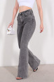 Zoe Füme Ispanyol Paça Kot Pantolon Yüksek Bel Ispanyol Jeans Toparlayıcı( Extra Rahat) Zoe Füme Ispanyol Paça Kot Pantolon Yüksek Bel Ispanyol Jeans Toparlayıcı( Extra Rahat)