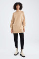 Regular Fit Yarım Balıkçı Yaka Tunik Regular Fit Yarım Balıkçı Yaka Tunik