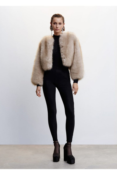 Kürk Görünümlü Ceket Kürk Görünümlü Ceket