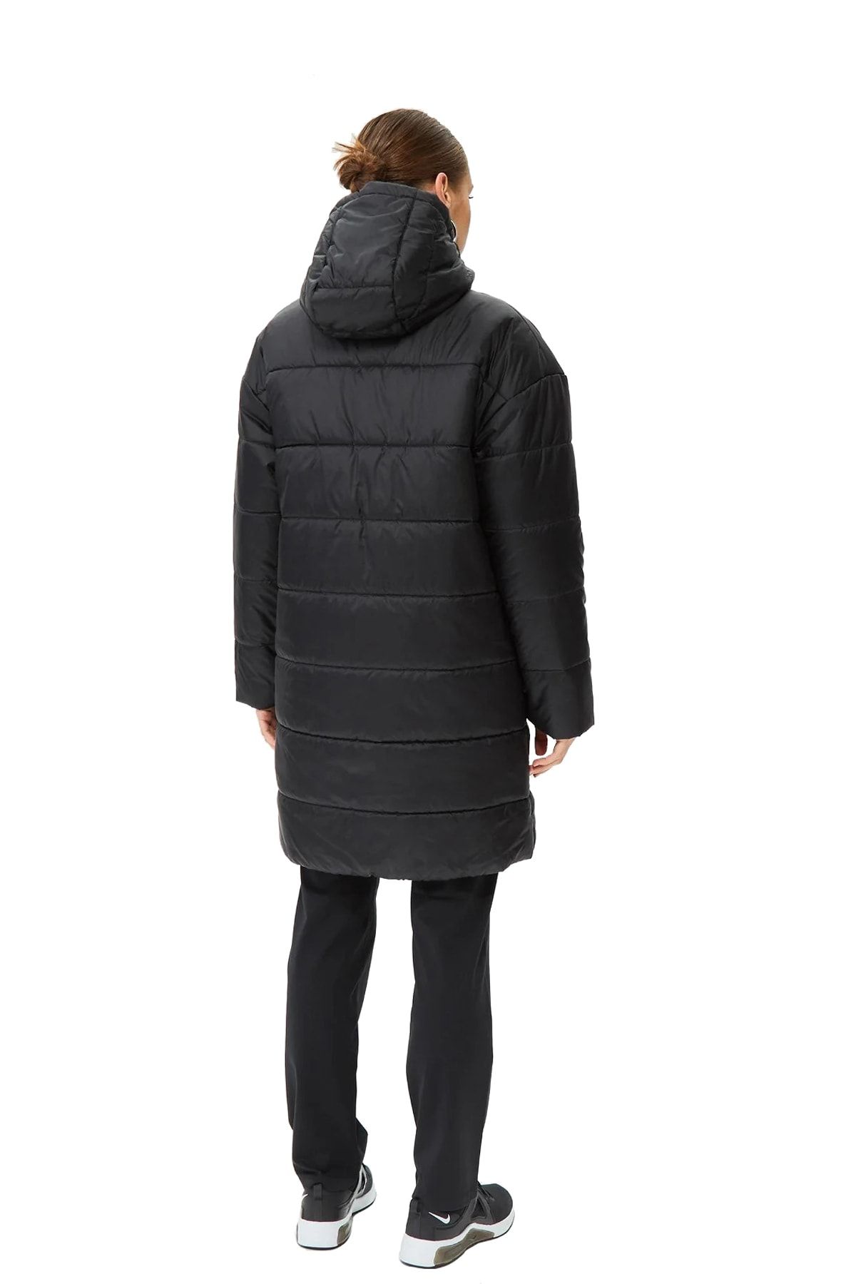 Sportswear Therma-fit Hoodie Parka Kadın Siyah Mont Bol Kesim Geniş Kalıp! Dx1798-010 Sportswear Therma-fit Hoodie Parka Kadın Siyah Mont Bol Kesim Geniş Kalıp! Dx1798-010
