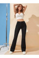 Lina Tall Flare Siyah Ispanyol Jean Kot Pantolon Lina Tall Flare Siyah Ispanyol Jean Kot Pantolon