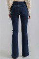 Tall Flare Koyu Mavi Ispanyol Jean Kot Pantolon Tall Flare Koyu Mavi Ispanyol Jean Kot Pantolon