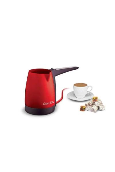 Kcm-7510 Türk Kahve Makinesi-300ml-1000w-elektrikli Cezve Kırmızı Kcm-7510 Türk Kahve Makinesi-300ml-1000w-elektrikli Cezve Kırmızı