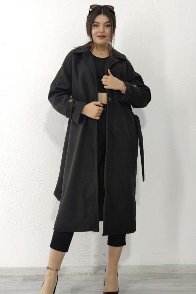 Reglan Kol Kuşaklı Palto Reglan Kol Kuşaklı Palto