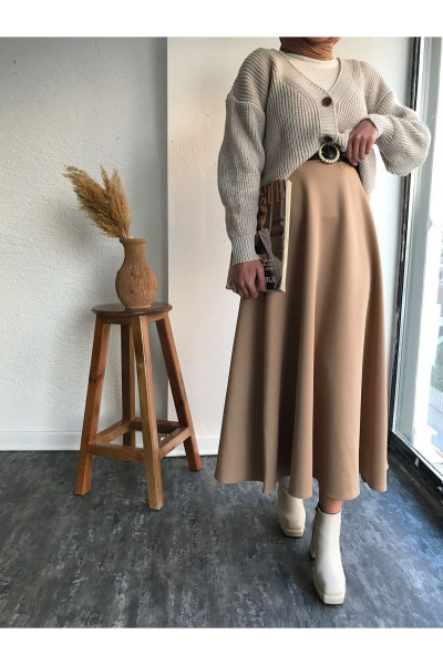 Tesettür Scuba Çan Etek Tesettür Scuba Çan Etek