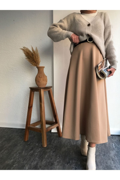 Tesettür Scuba Çan Etek Tesettür Scuba Çan Etek