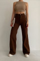 Scool Kahverengi Likralı Süper Yüksek Bel Salaş Jean Pantolon. (süper Yüksek.) Wide Leg. Scool Kahverengi Likralı Süper Yüksek Bel Salaş Jean Pantolon. (süper Yüksek.) Wide Leg.