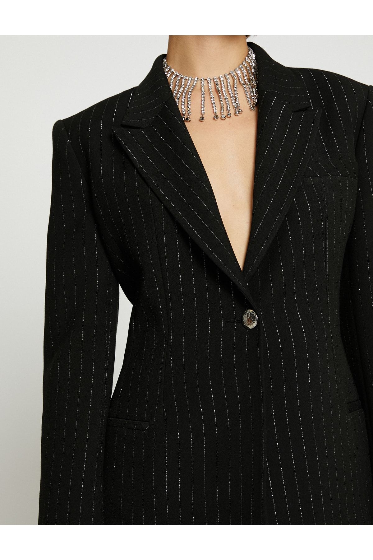 Pırıltılı Blazer Ceket Pırıltılı Blazer Ceket