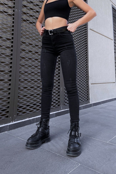 Pinke Antrasit Tırnaklı Solmayan Skinny Jeans Toparlayıcı Kot Pantolon Dar Paça Pinke Antrasit Tırnaklı Solmayan Skinny Jeans Toparlayıcı Kot Pantolon Dar Paça