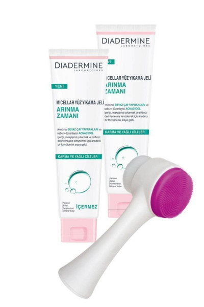 Micellar Yüz Yıkama Jeli Arınma Zamanı 150 Ml X 2 Adet+yüz Temizleme Fırçası Micellar Yüz Yıkama Jeli Arınma Zamanı 150 Ml X 2 Adet+yüz Temizleme Fırçası