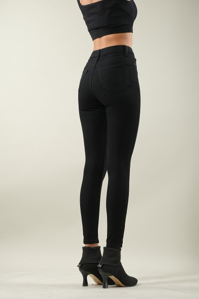 Nabayuna Siyah Yüksek Bel Toparlayıcı Skinny Dar Paça Solmaz Jeans Pantolon Nabayuna Siyah Yüksek Bel Toparlayıcı Skinny Dar Paça Solmaz Jeans Pantolon