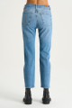 Sydney Açık Mavi Yüksek Bel Patı Düğmeli Slim Straight Jean Pantolon C 4529-046 Sydney Açık Mavi Yüksek Bel Patı Düğmeli Slim Straight Jean Pantolon C 4529-046
