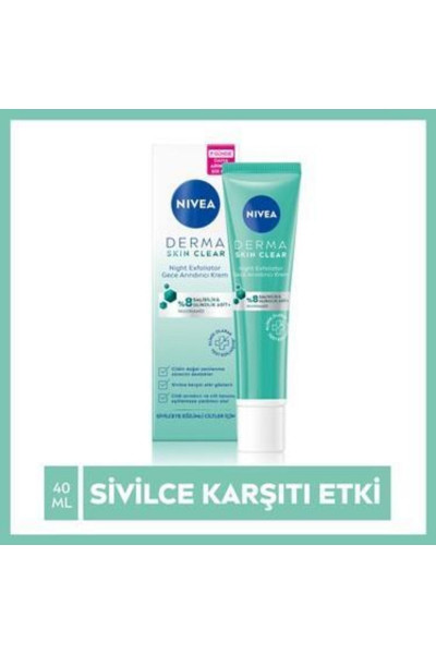 Derma Skin Clear Night Exfoliator-sivilceli Ciltler Cilt Bakım Seti Derma Skin Clear Night Exfoliator-sivilceli Ciltler Cilt Bakım Seti