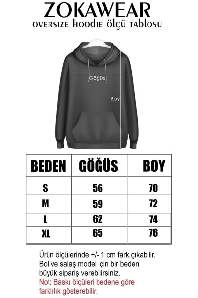 Oversize A.c. Milan Futbol Takımı Kapşonlu Sweatshirt / Kazak Oversize A.c. Milan Futbol Takımı Kapşonlu Sweatshirt / Kazak