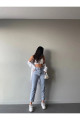 Maria Kadın Açık Mavi Asit Kar Yıkama Süper Yüksek Bel Comfort Likralı Mom Kot Pantalon Jeans Maria Kadın Açık Mavi Asit Kar Yıkama Süper Yüksek Bel Comfort Likralı Mom Kot Pantalon Jeans
