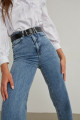 Serenay 90's Mavi Kar Yıkama Likralı Süper Yüksek Bel Salaş Jeans Palazzo Pantolon Serenay 90's Mavi Kar Yıkama Likralı Süper Yüksek Bel Salaş Jeans Palazzo Pantolon