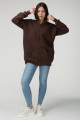 Unisex Kahverengi Oversize Hırka Unisex Kahverengi Oversize Hırka