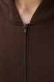 Unisex Kahverengi Oversize Hırka Unisex Kahverengi Oversize Hırka