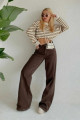My Kahverengi Likralı Süper Yüksek Bel Salaş Jeans Palazzo Pantolon. (SÜPER YÜKSEK) Wide Leg My Kahverengi Likralı Süper Yüksek Bel Salaş Jeans Palazzo Pantolon. (SÜPER YÜKSEK) Wide Leg