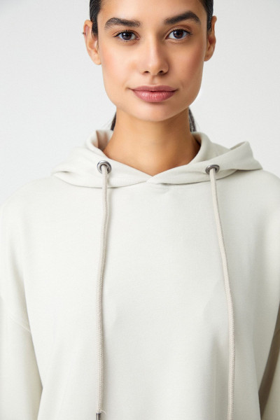 Taş Kapüşonlu Yumuşak Dokulu Crop Sweatshirt Cropped Sweat Taş Kapüşonlu Yumuşak Dokulu Crop Sweatshirt Cropped Sweat