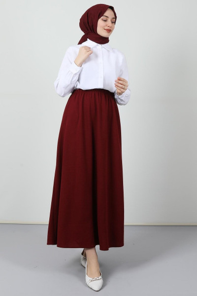 Kloş Etek Bordo Kloş Etek Bordo