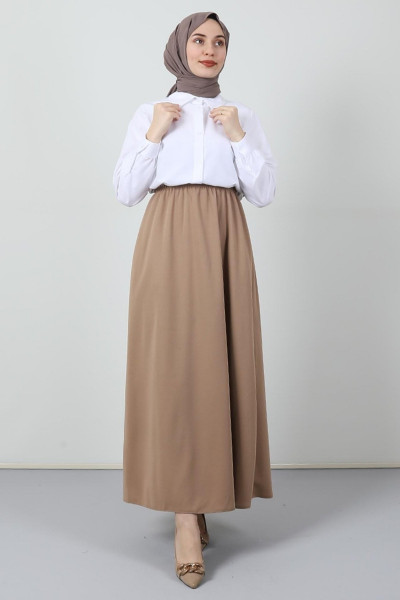 Kloş Etek Sütlükahve Kloş Etek Sütlükahve