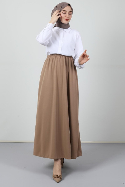 Kloş Etek Sütlükahve Kloş Etek Sütlükahve