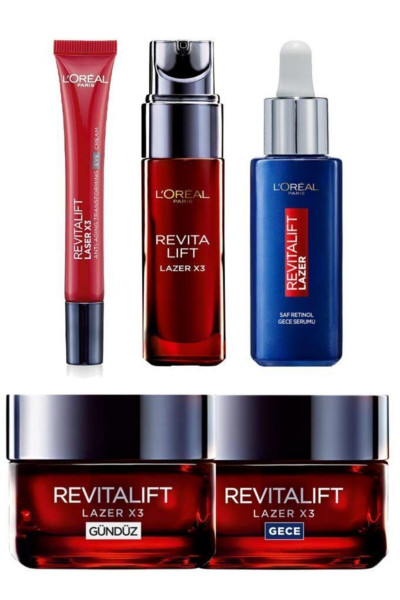 Revitalift Lazer Saf Retinol Cilt Bakım Seti 5li Revitalift Lazer Saf Retinol Cilt Bakım Seti 5li