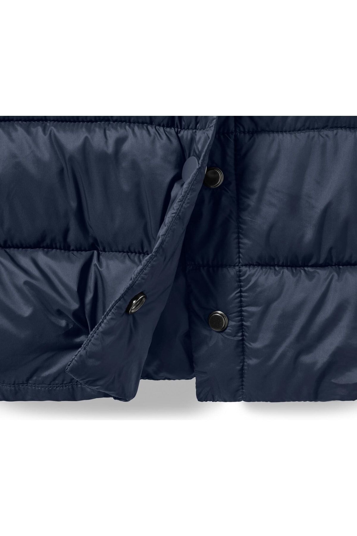 Kapüşonlu Kapitone Manto, Lacivert Kapüşonlu Kapitone Manto, Lacivert