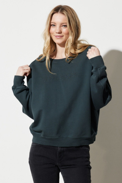 Loose Fit Rahat Kesim %100 Pamuk Bisiklet Yaka Siyah Sweatshirt Loose Fit Rahat Kesim %100 Pamuk Bisiklet Yaka Siyah Sweatshirt