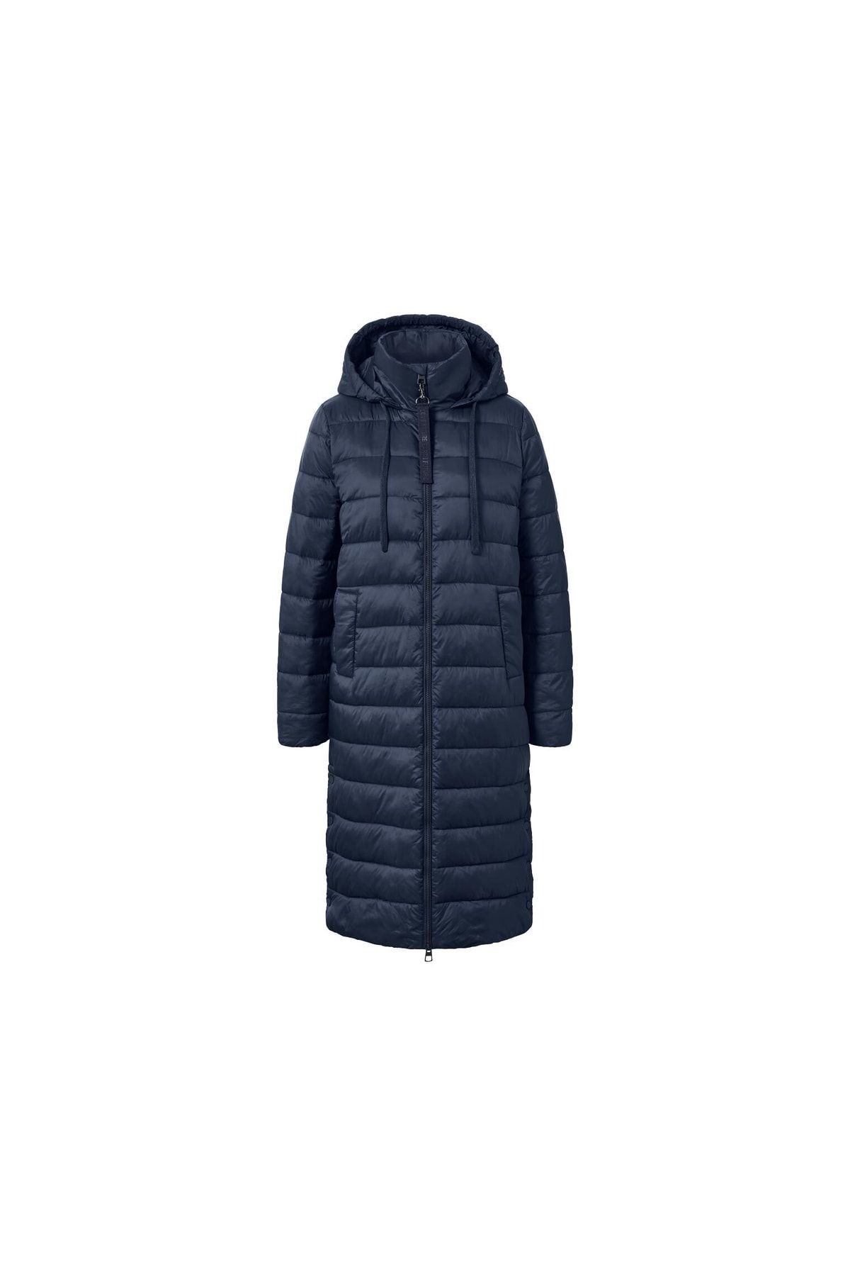 Kapüşonlu Kapitone Manto, Lacivert Kapüşonlu Kapitone Manto, Lacivert