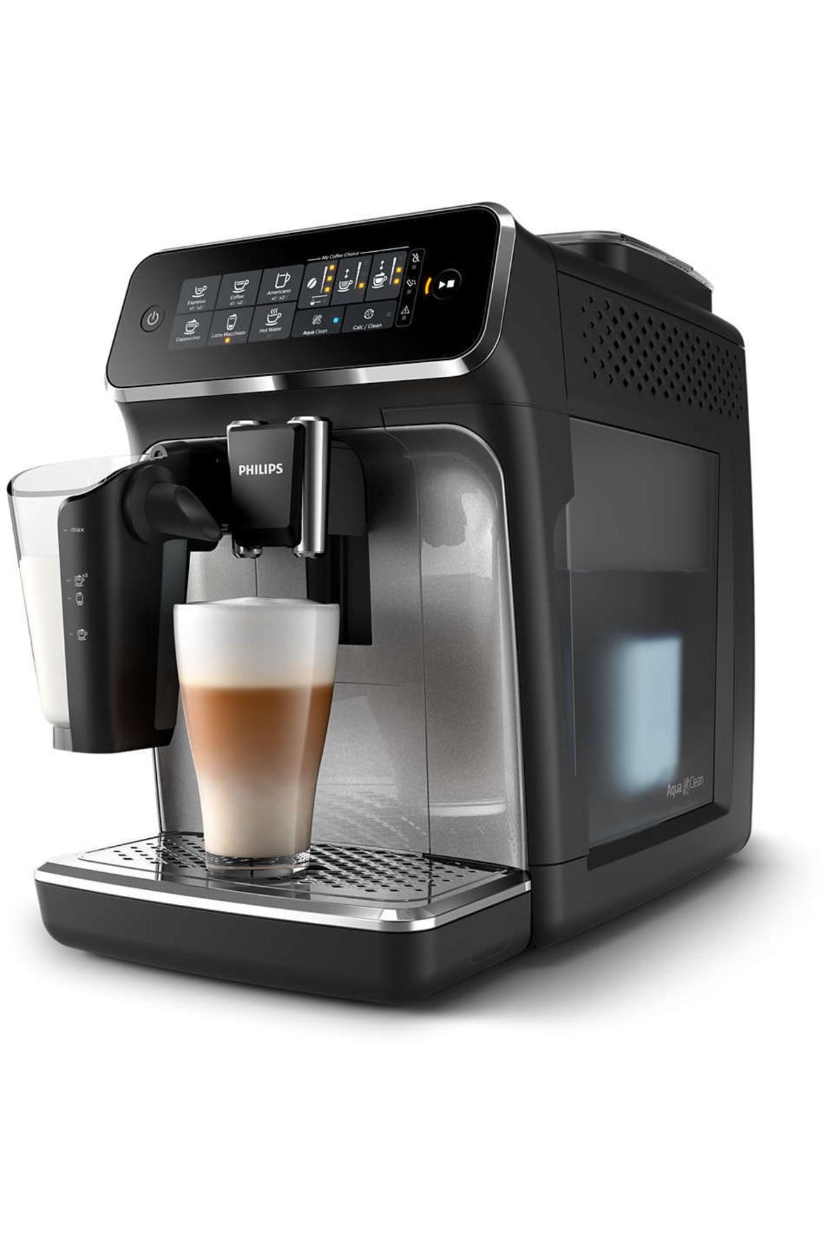 Premium Advanced Series 1500 W 1.8 L Otomatik Cappuccino Espresso Makinesi, Siyah Premium Advanced Series 1500 W 1.8 L Otomatik Cappuccino Espresso Makinesi, Siyah