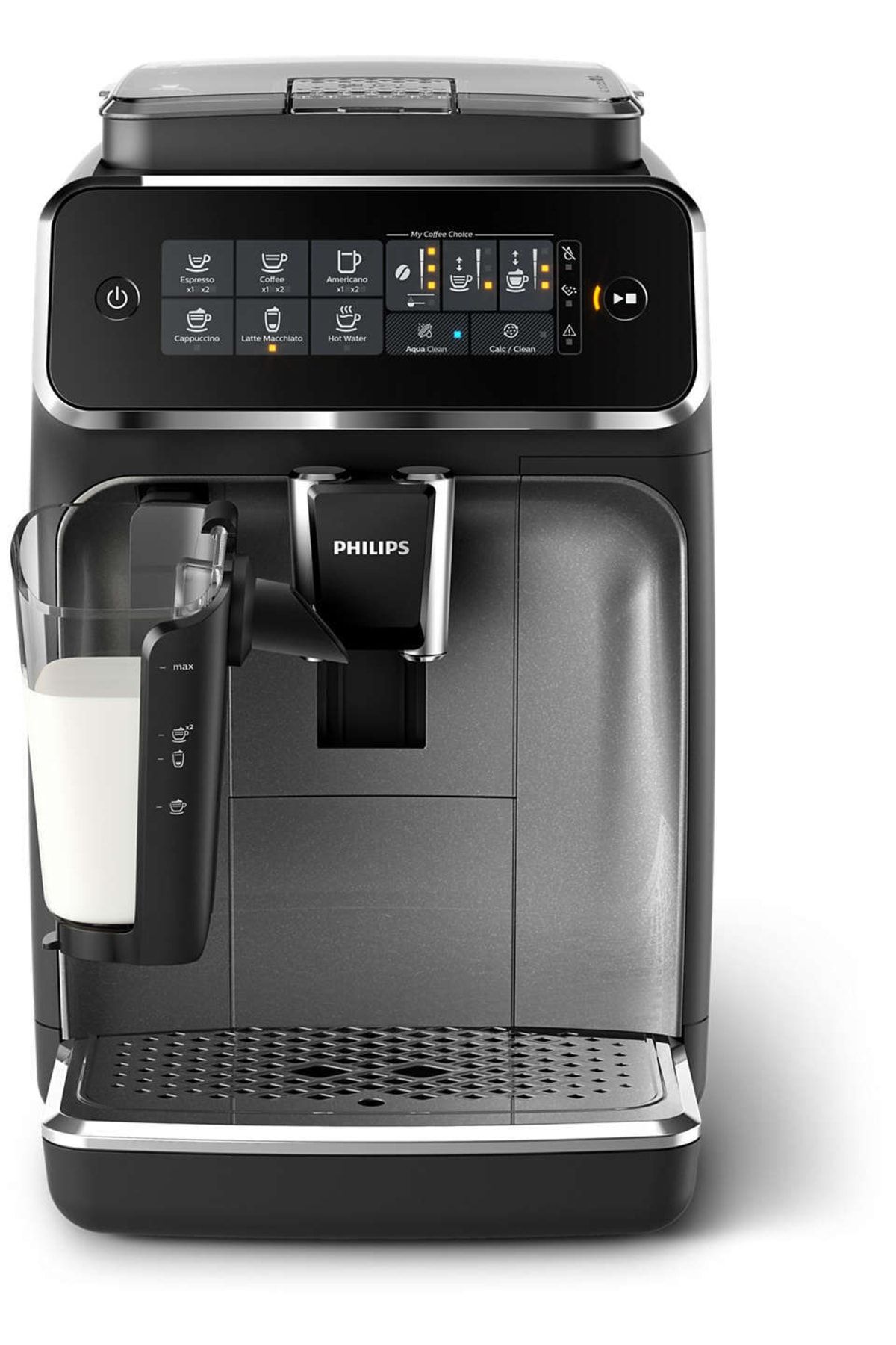 Premium Advanced Series 1500 W 1.8 L Otomatik Cappuccino Espresso Makinesi, Siyah Premium Advanced Series 1500 W 1.8 L Otomatik Cappuccino Espresso Makinesi, Siyah