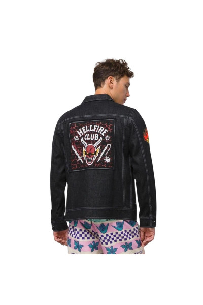 X Stranger Things Hfc Siyah Jean Mont