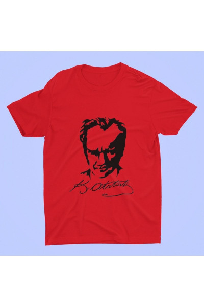 Magors Atatürk Baskılı Standart Kalıp T-shirt Magors Atatürk Baskılı Standart Kalıp T-shirt