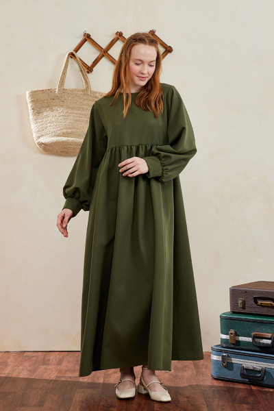 Krep Belden Robalı Elbise