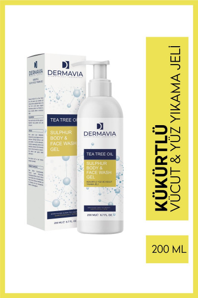 Kükürtlü Yüz Ve Vücut Yıkama Jeli 200 ml Uyuz, Akne & Egzamaya Karşı Etkili Anti Baktiriyel Kükürtlü Yüz Ve Vücut Yıkama Jeli 200 ml Uyuz, Akne & Egzamaya Karşı Etkili Anti Baktiriyel