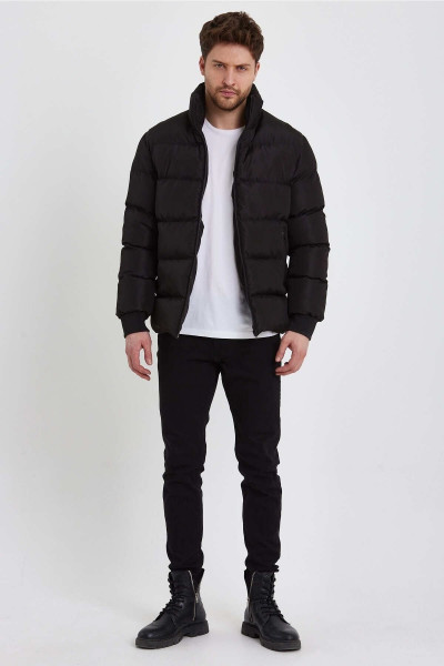 Siyah Su Ve Rüzgar Geçirmez Kışlık Şişme Mont & Kaban & Parka - 105 Siyah Su Ve Rüzgar Geçirmez Kışlık Şişme Mont & Kaban & Parka - 105