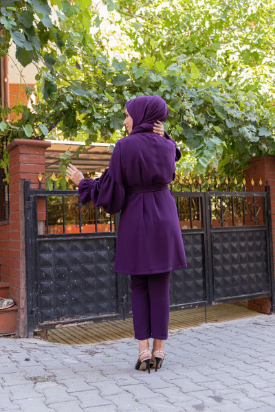 Kolları Büzgülü Tesettür Kadın Ikili Takım Kolları Büzgülü Tesettür Kadın Ikili Takım