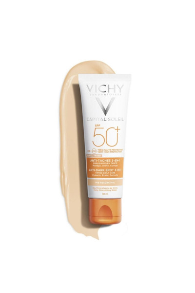 Leke Karşıtı Ve Koruıyucu Capital Soleil Anti Dark Spots 3 In 1 Spf50+ Tinted Güneş Kremi 50 Ml. Leke Karşıtı Ve Koruıyucu Capital Soleil Anti Dark Spots 3 In 1 Spf50+ Tinted Güneş Kremi 50 Ml.