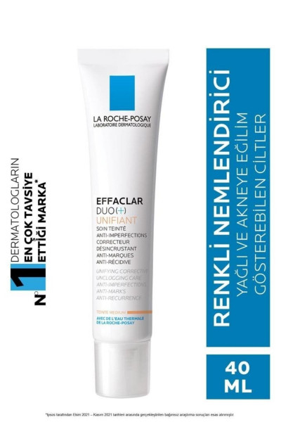 Effaclar Duo Unifiant 40ml - Orta Ton Matlaştırıcı Effaclar Duo Unifiant 40ml - Orta Ton Matlaştırıcı