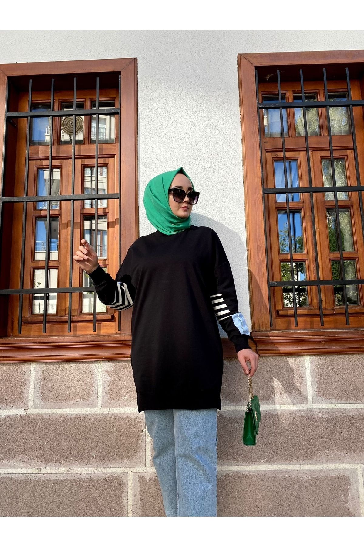 Soul Kot Yama Detaylı Spor Tunik Soul Kot Yama Detaylı Spor Tunik