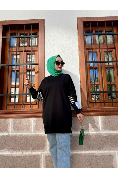 Soul Kot Yama Detaylı Spor Tunik Soul Kot Yama Detaylı Spor Tunik