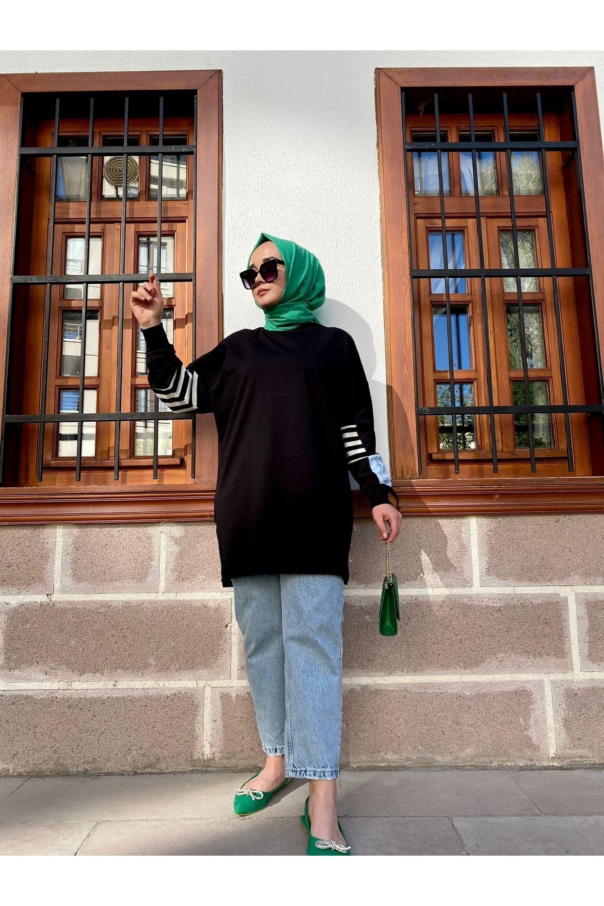 Soul Kot Yama Detaylı Spor Tunik Soul Kot Yama Detaylı Spor Tunik