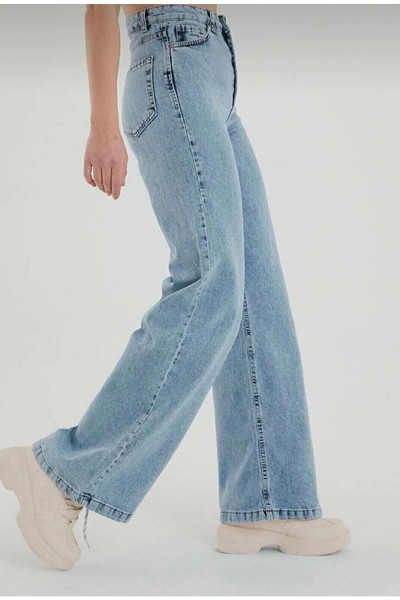 Mavi Palazzo Yüksek Bel Flare Jeans Mavi Palazzo Yüksek Bel Flare Jeans